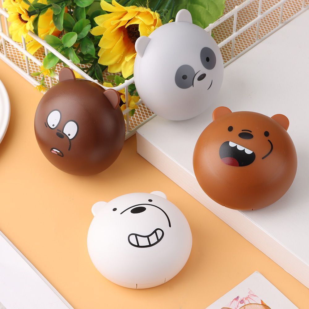 shape Cute DIY Mirror Lens Case Travel Holder Contact Lens Box Soaking Storage