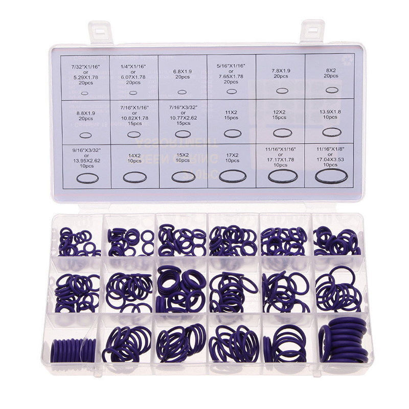 270X Rubber O Ring Washer Seals Assortment Set Kit 18 Sizes For Hydraulic Pumps