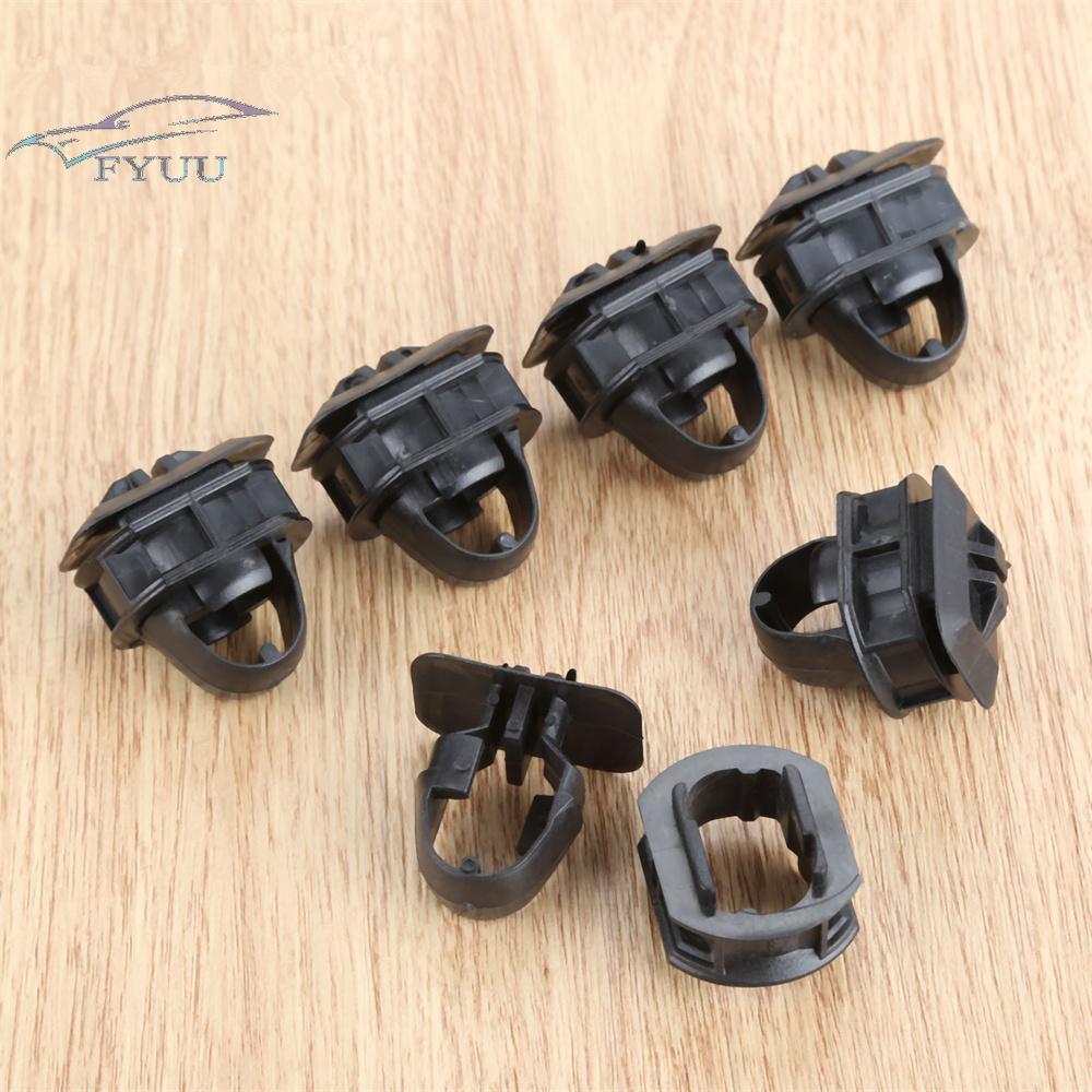 50x Side Skirt Trim Retainer Clips For Mercedes Benz C/E/CLK Class Black Plastic