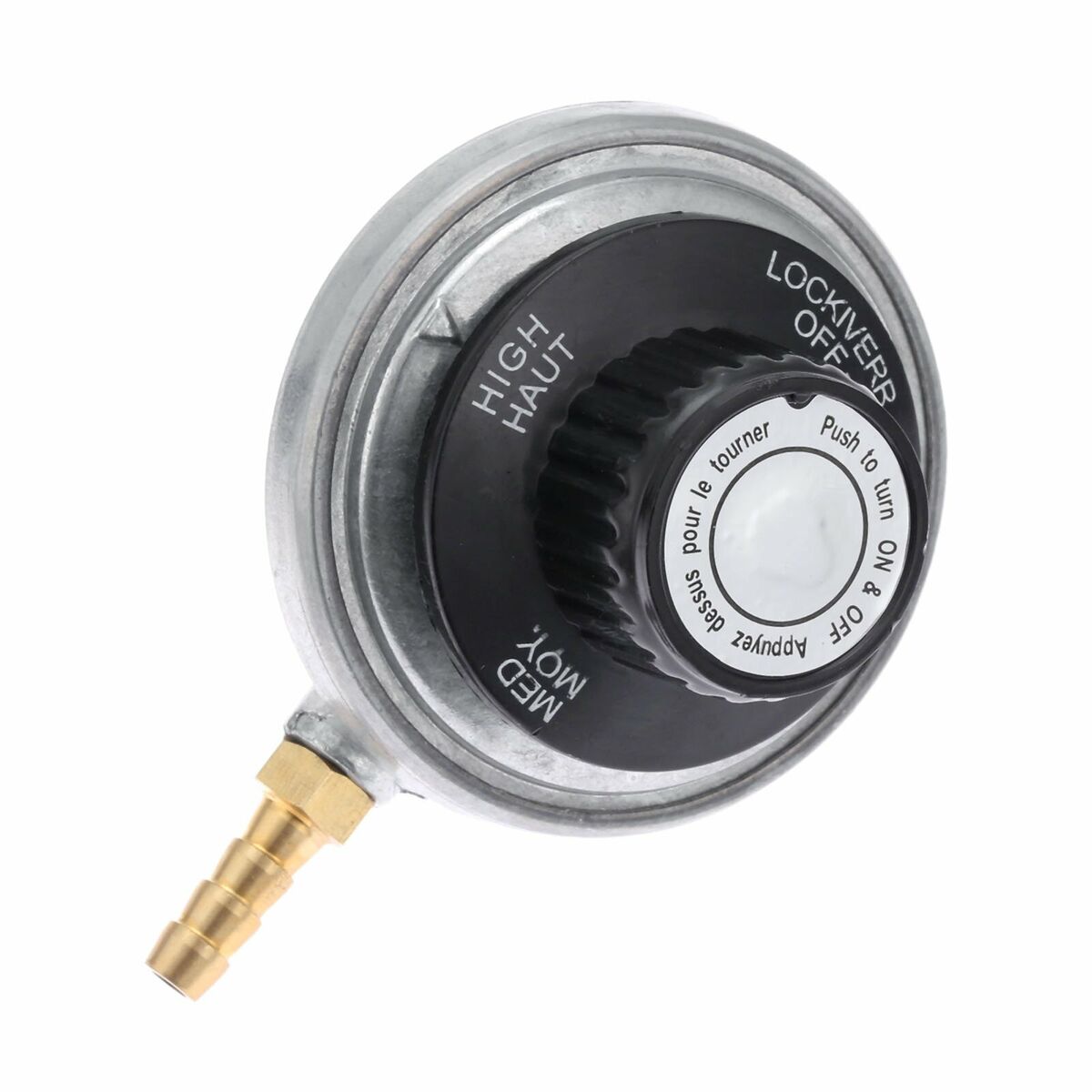 Propane Tank Low pressure Gas Regulator CSA Certified 1"-20 UNEF Inlet