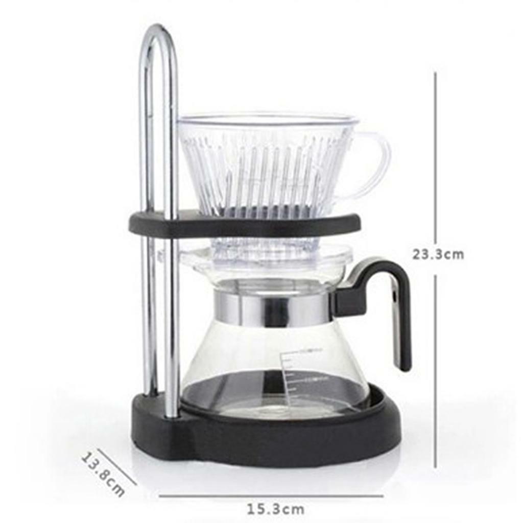 1 Set ABS Drip Coffee Maker Coffee Pot Coffee Filter for Coffee House