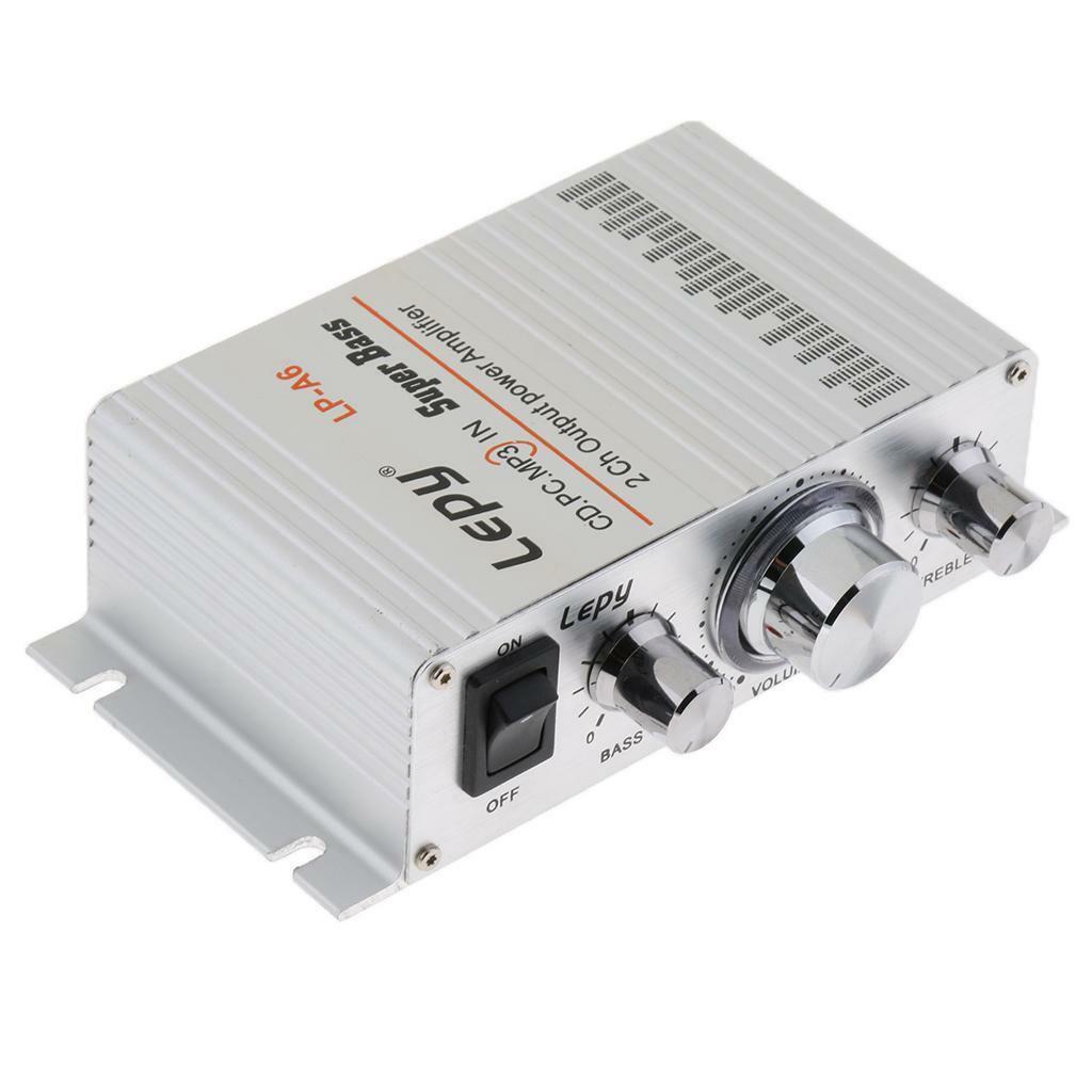 2 Channel Stereo  Speaker Amplifier DC 12V -Fi  Stereo