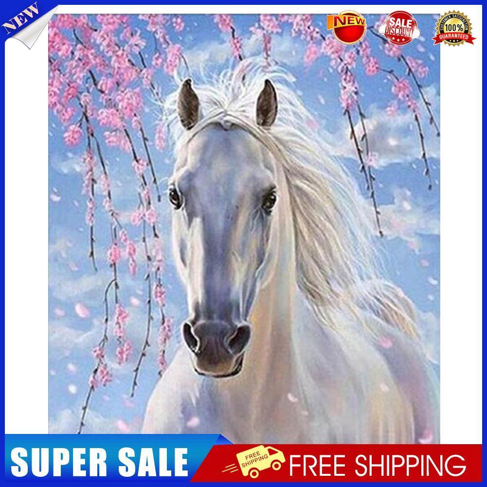 DIY 5D Horse Diamond Embroidery Painting Home Mosaic Cross Stitch Decor