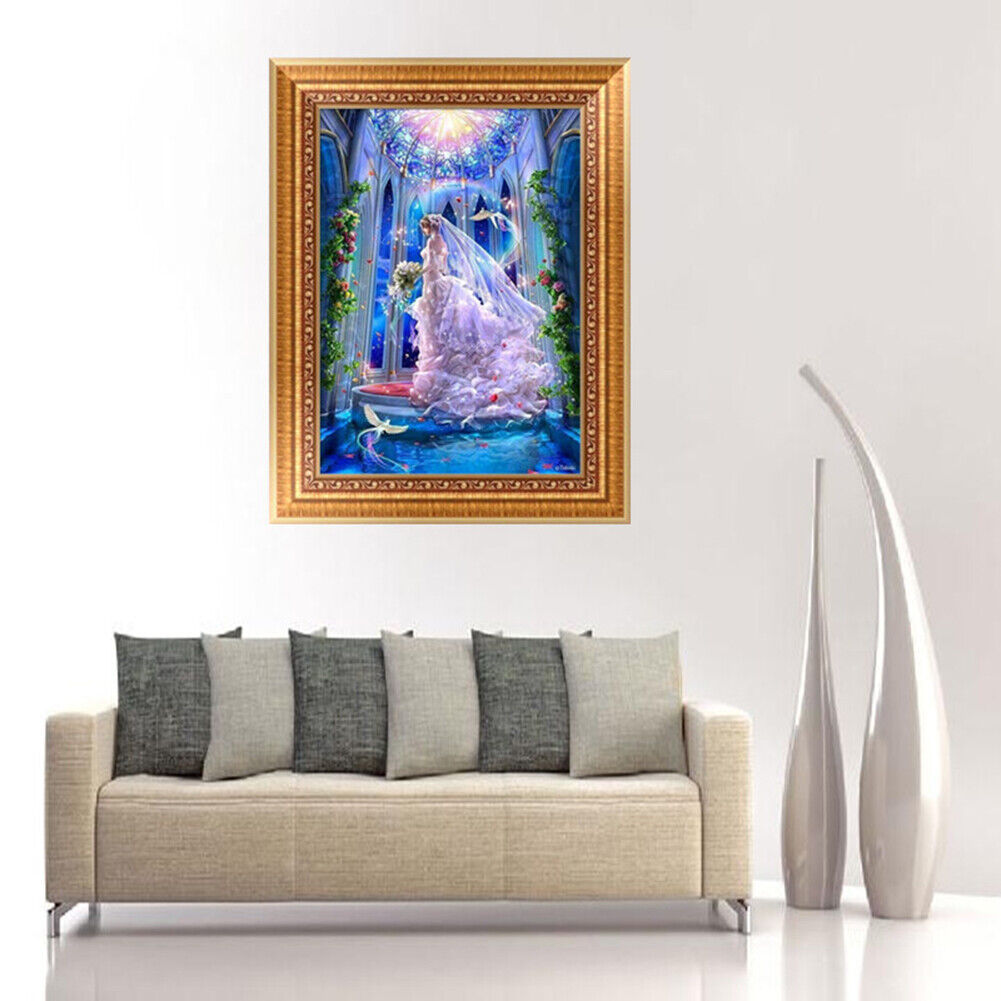 DIY 5D Wedding Diamond Embroidery Painting Beauty Cross Stitch Home Decor