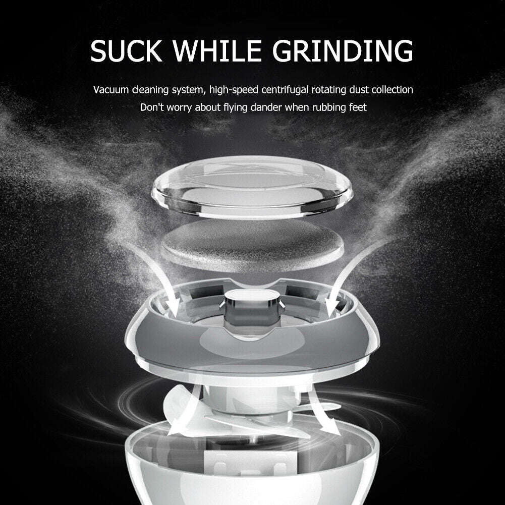 USB Rechargeable Electric Foot File Grinder Feet Dead Skin Callus Remover