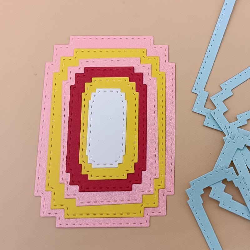Frame Metal Cutting Dies Stencil Scrapbooking DIY Album Stamp Paper Card