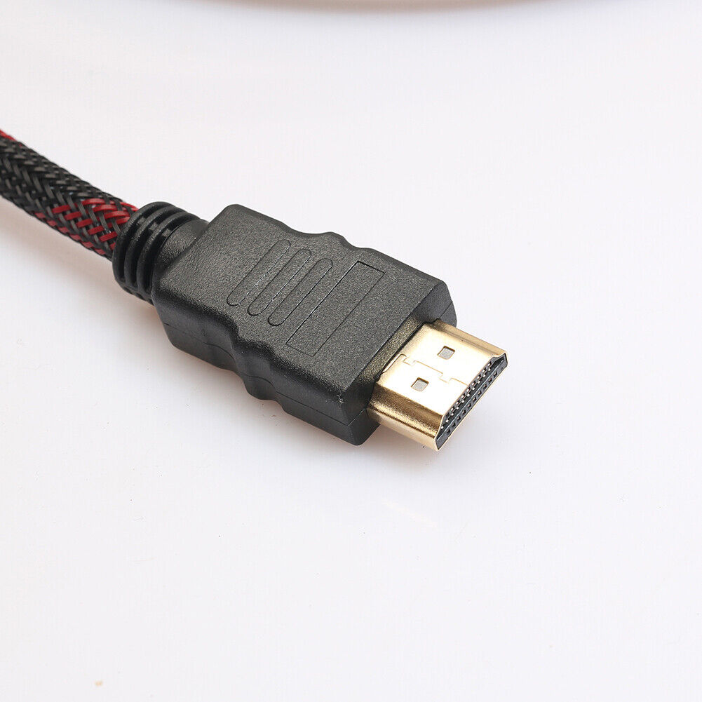 Full HD HDMI-compatible Male to 15 Pin VGA Connector Adapter Converter Cabl