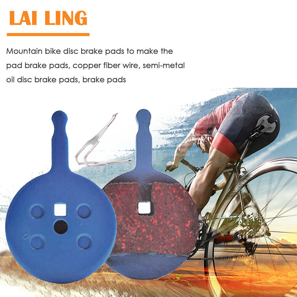 1 Pair Bicycle Disc Brake Pads MTB Semi-Metallic Cycling Brake Pad (M02B)