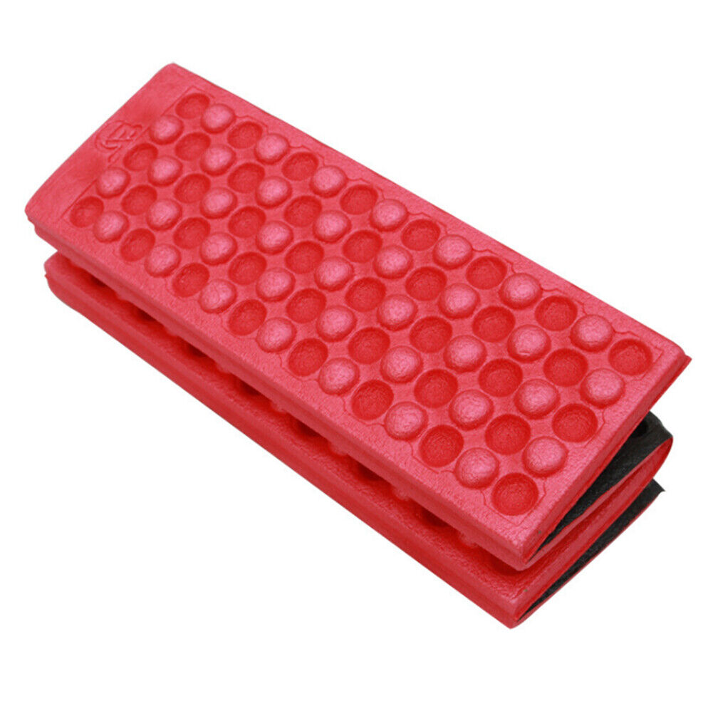 Outdoor Camping Mat Cushion Folding Portable Picnic Seat Pad (Red Black)