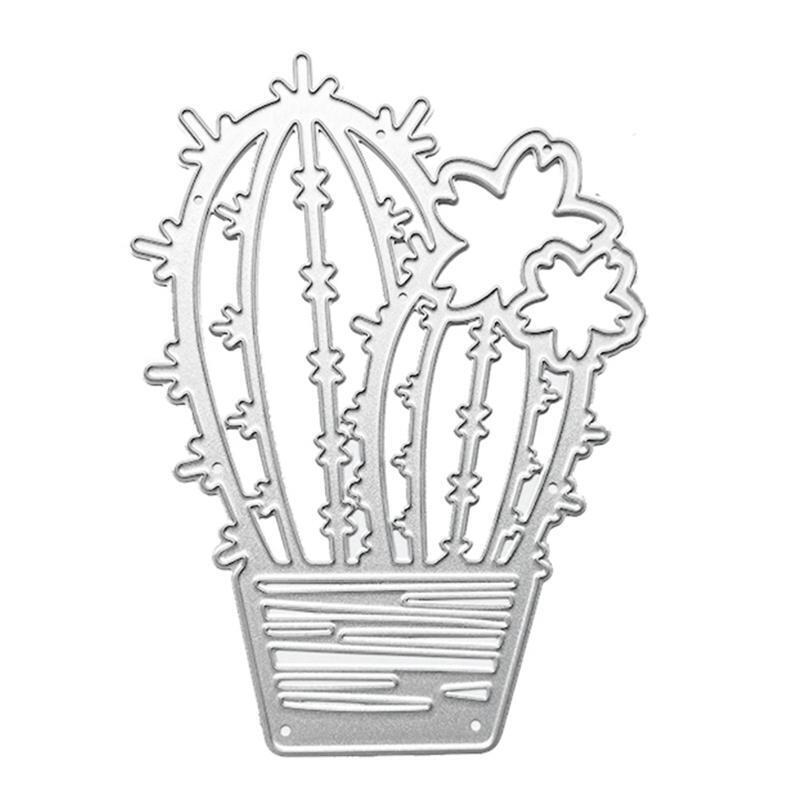 Cactus Metal Cutting Dies Stencil DIY Scrapbooking Album Paper Card Template