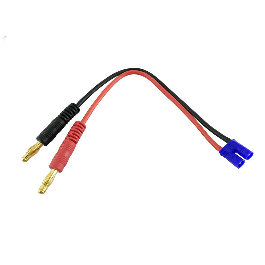 16AWG B6 Charging Cable EC2 to Banana Plug for  H501S RC