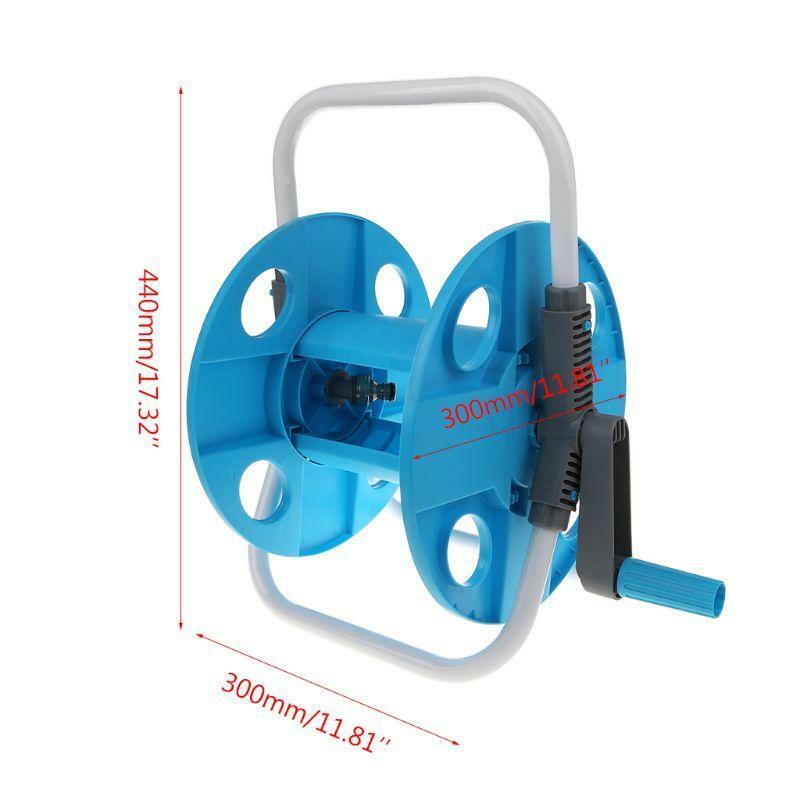 Portable Water Pipe Hose Reel Holder Winding Device For Washing Cars Garden Tool