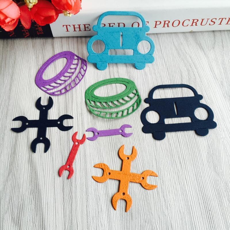 Tyre Paper Card Embossing Metal Steel Cutting Dies Stencils DIY Scrapbooking