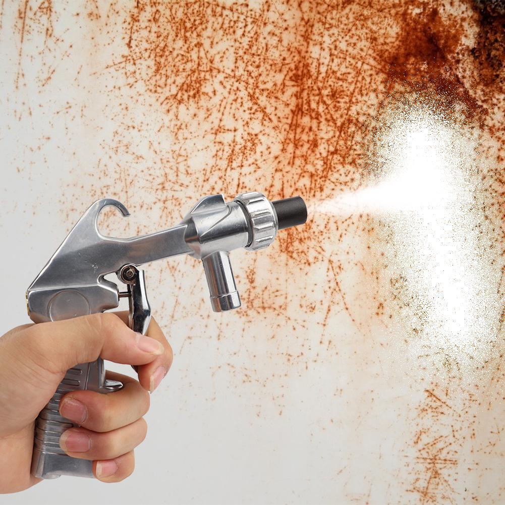 Sandblaster Air Siphon Feed Blasting Nozzle Ceramic Tips Abrasive Tools (A)