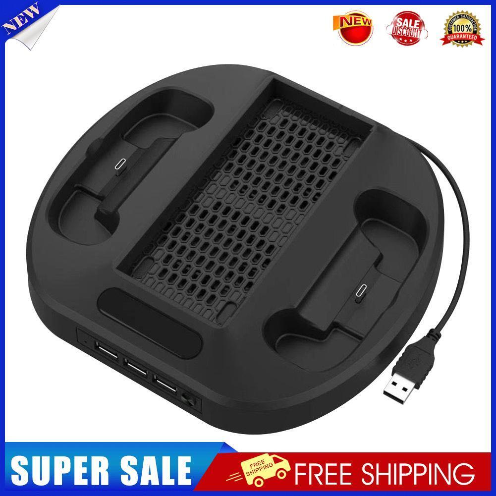Console Cooling Holder for Xbox Series S USB HUB Dual Controller Charger