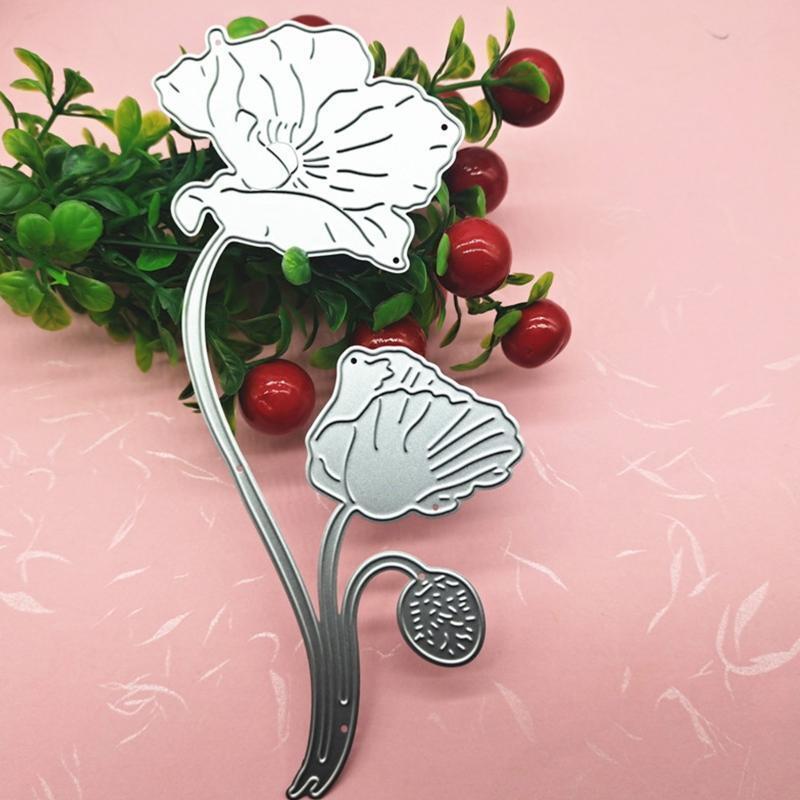 Lotus Metal Cutting Dies Stencil Scrapbooking DIY Album Stamp Paper Card