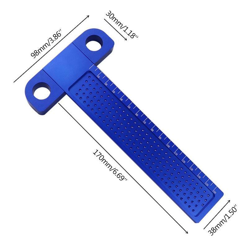 T Type Wood Measure Ruler Square Ruler Exactness Woodworking Scriber Carpentry