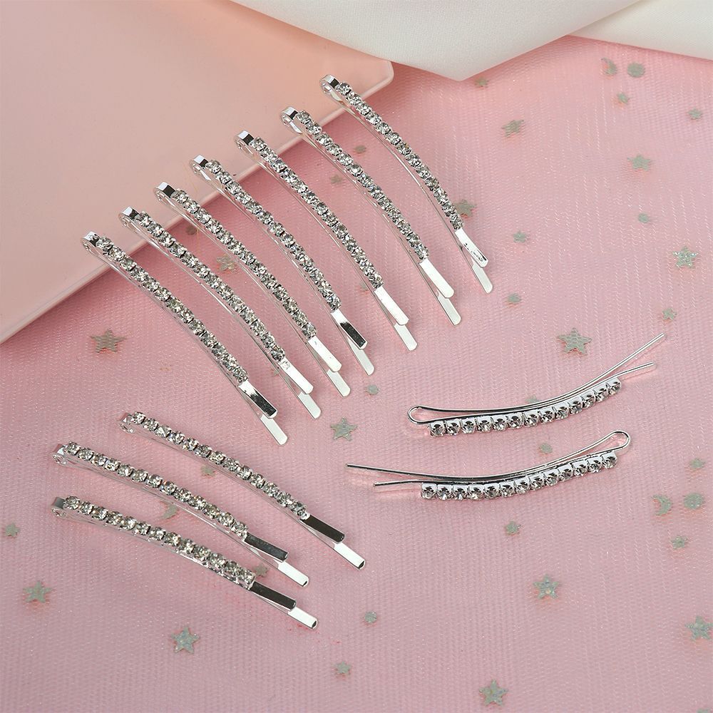 Hair Jewelry Rhinestones Hairpins Hair Clips Metal Barrette Crystal Hairgrip