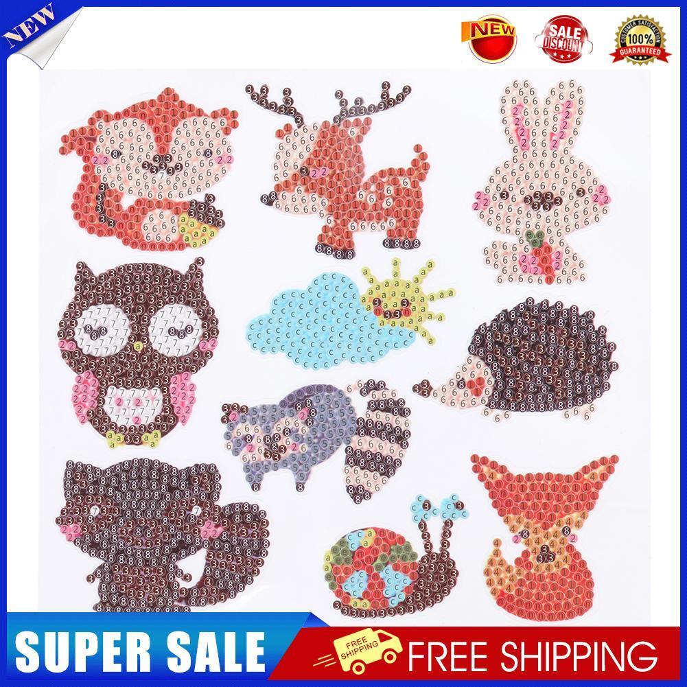 DIY Full Drill Cute Cartoon Animal Diamond Painting Craft Children Day Gift