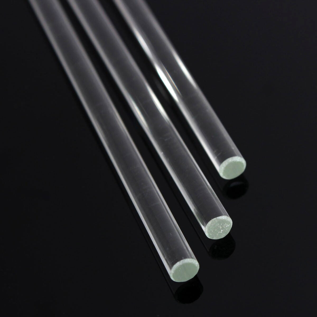 5PCS Glass Stirring Rod Stirrer Mixer Glass Bar 300mm 6mm Lab Glassware
