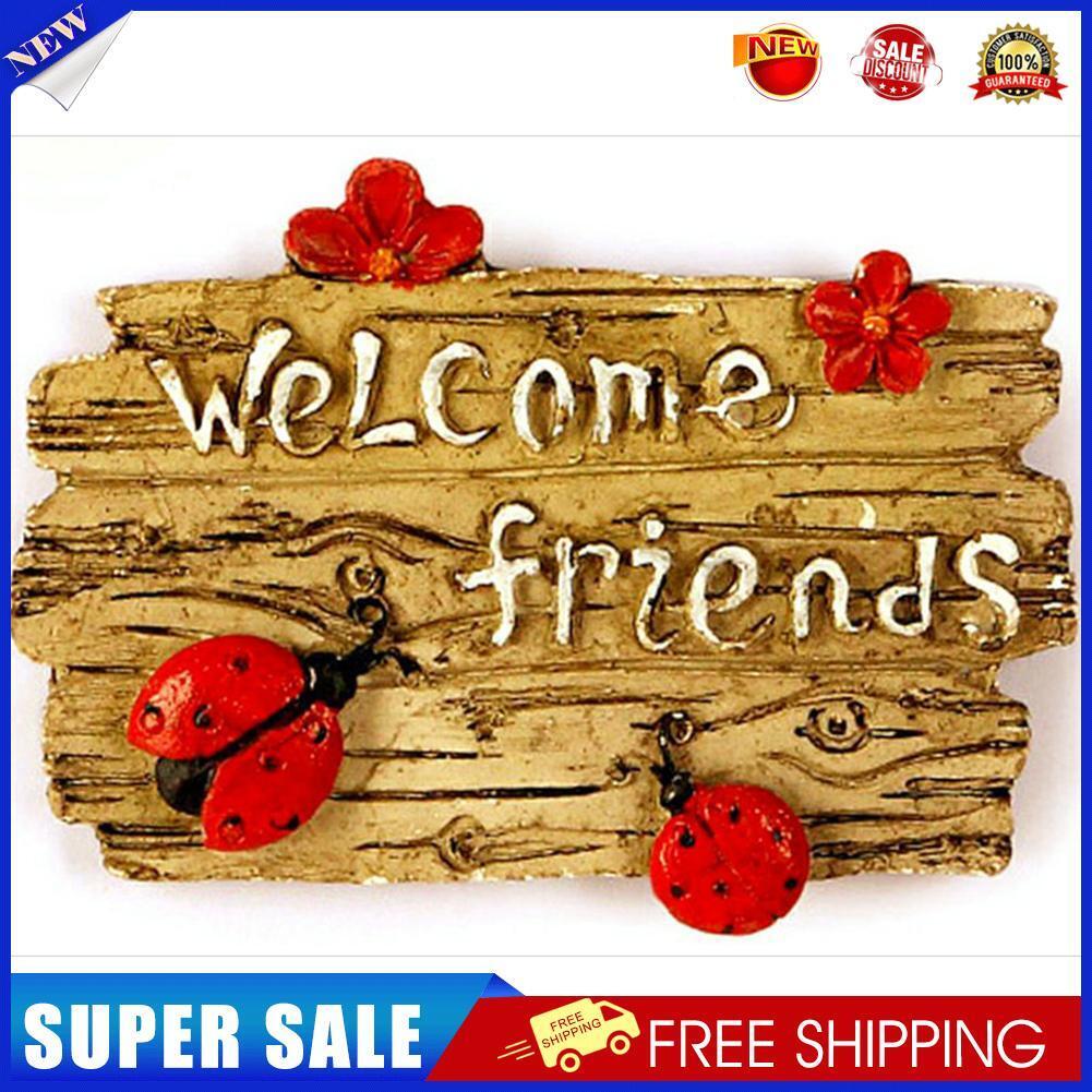 Welcome Friends 5D DIY Full Round Drill Diamond Painting Rhinestone Mosaic