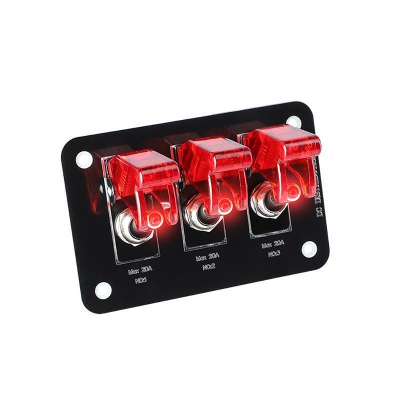Safe External Power Panel Multipurpose 12-24V Switch Panel with 20A Fuse for Car
