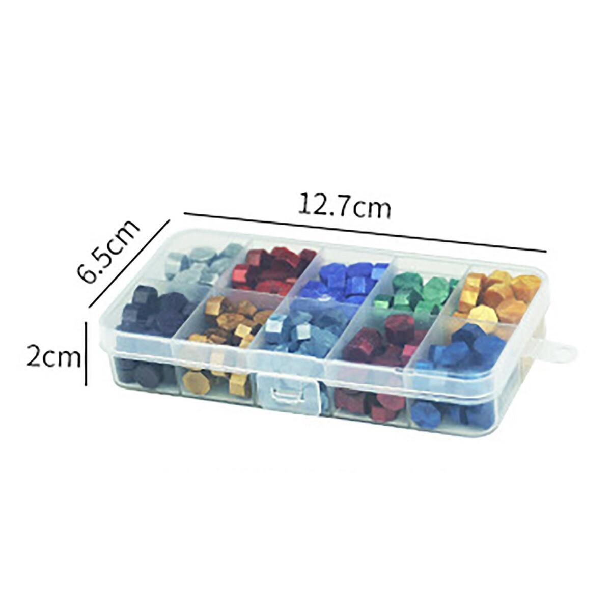 Wood Handle Sealing Stamp Wax Seal Stamp Kit Wax Beads for Wedding DIY Craft