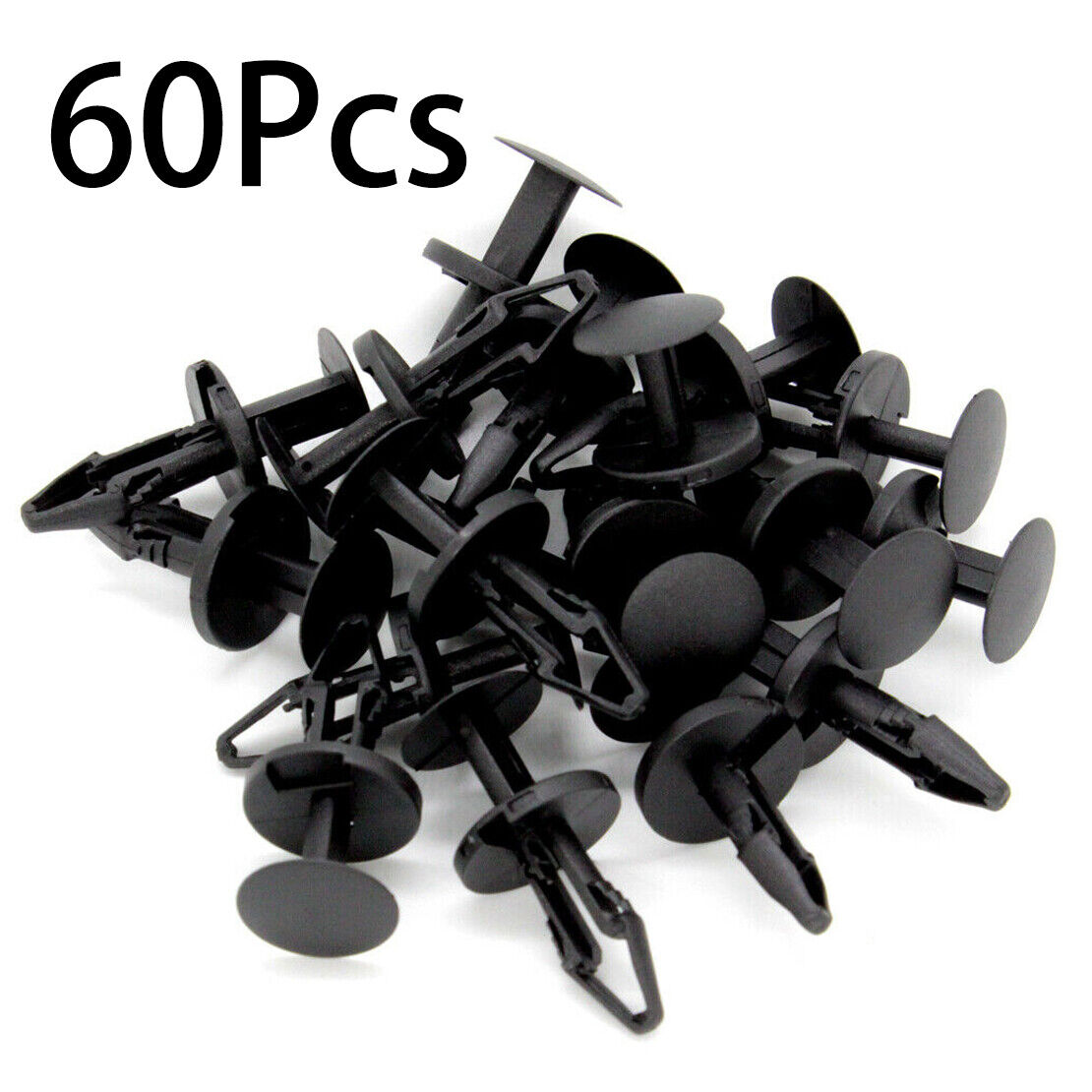 60pcs Grille Air Dam Retainer Clip Push-Type Rivet Fit for GM Ford Cadillac New