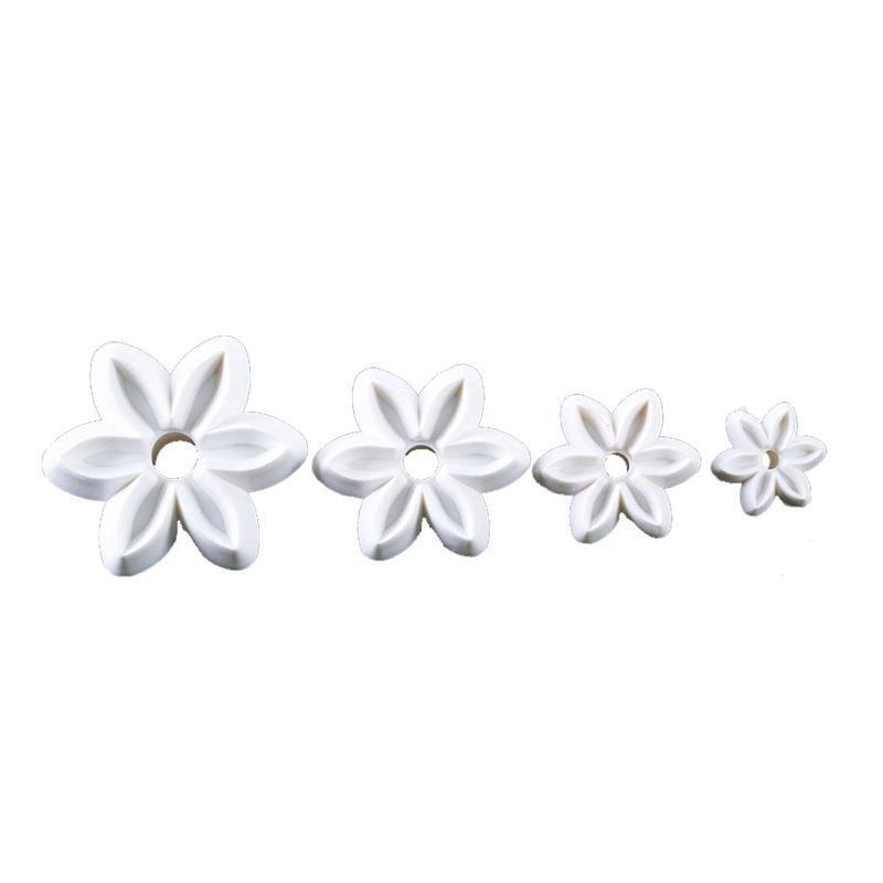 Fondant Molds Cake Decor Tool Flowers Shaped for Children Biscuit Baking Gadgets