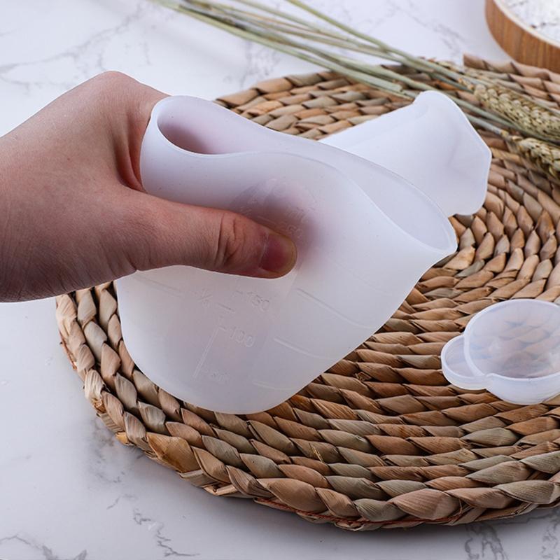 Silicone Measuring Cups DIY Glue Tools Cup Making Handmade Craft Nonstick Cups