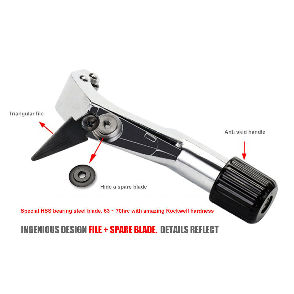 Bicycle Steerer Tube Cutter MTB Road Bike Steel Aluminum Pipe Cutting Tool