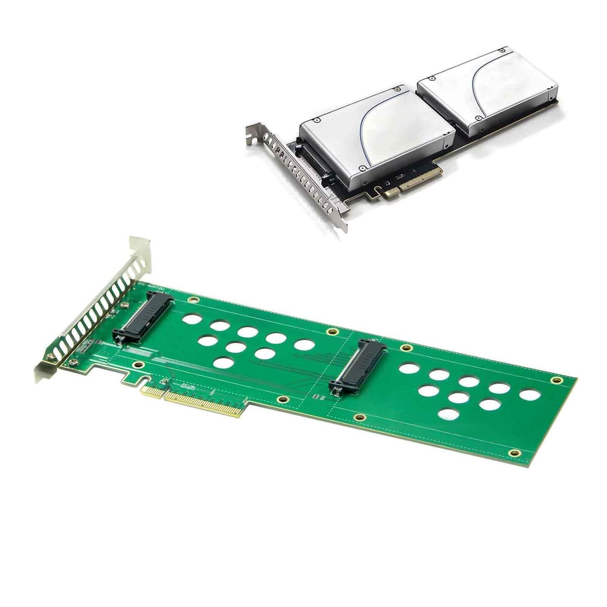 tachiuwa U.2 PCI-e ExpansionCard SFF-8639 to SSD Adapter Card, PCI-E 3.0 X8 SATA