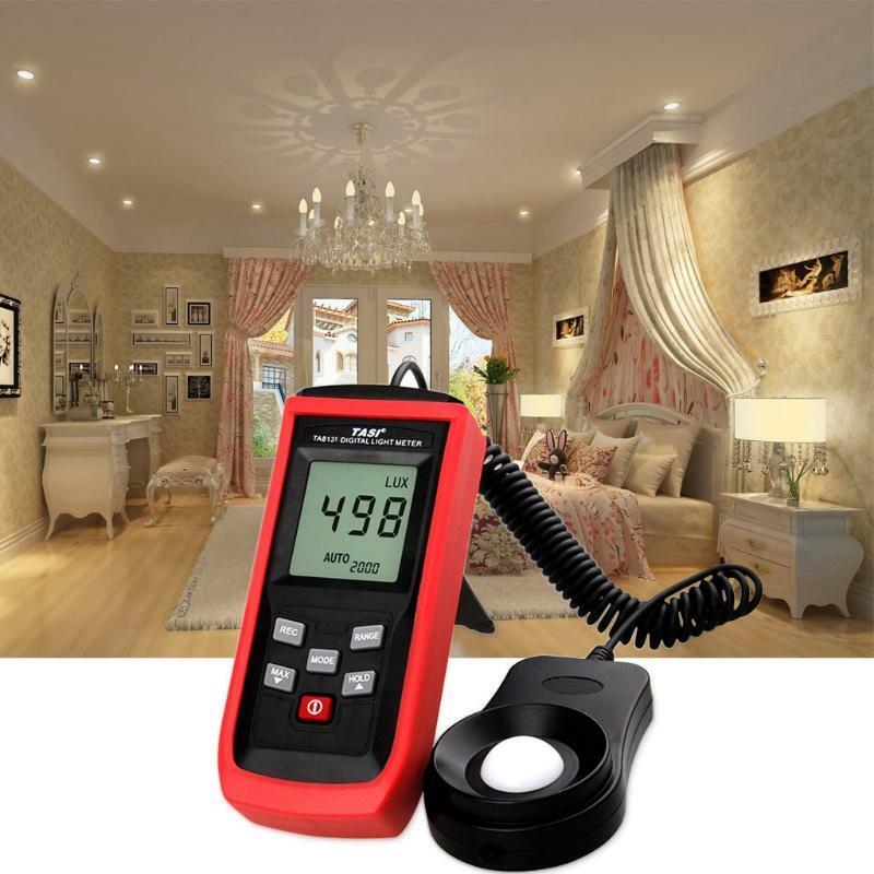 TA8131 Digital Light Meter 100000Lux Lux/FC LCD Luxmeter Luminometer Photometer