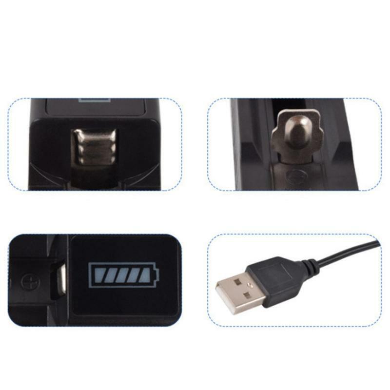 Battery Charger Dock Station Cradle 18650 14500 16340 USB Rechargeable Quick