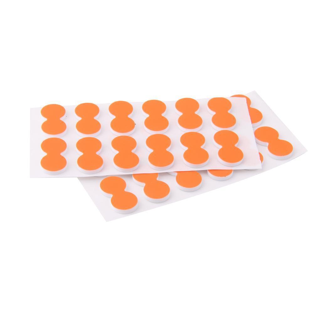 24x Pinch  Indicator Stick on Float for Outdoor Fly Fishing Orange