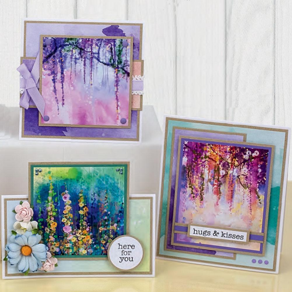 14pcs DIY Background Scrapbooking Photo Album Paper Cards Decorative Crafts