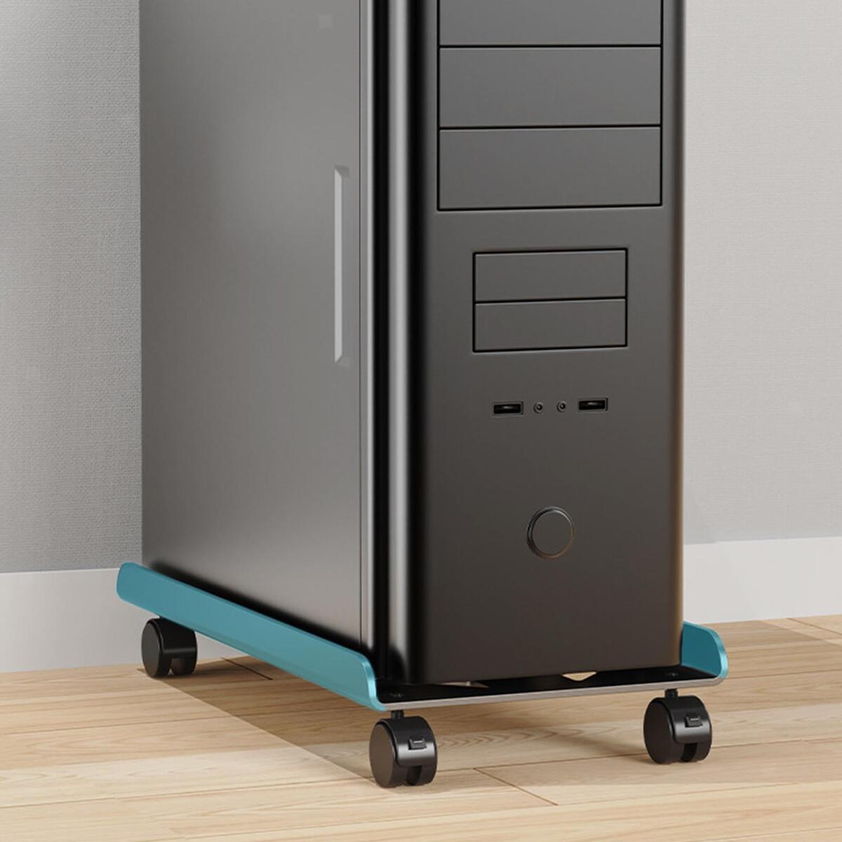 CPU Stand Fits for Most Computer Tower Mobile CPU Stand Computer Case Holder PC