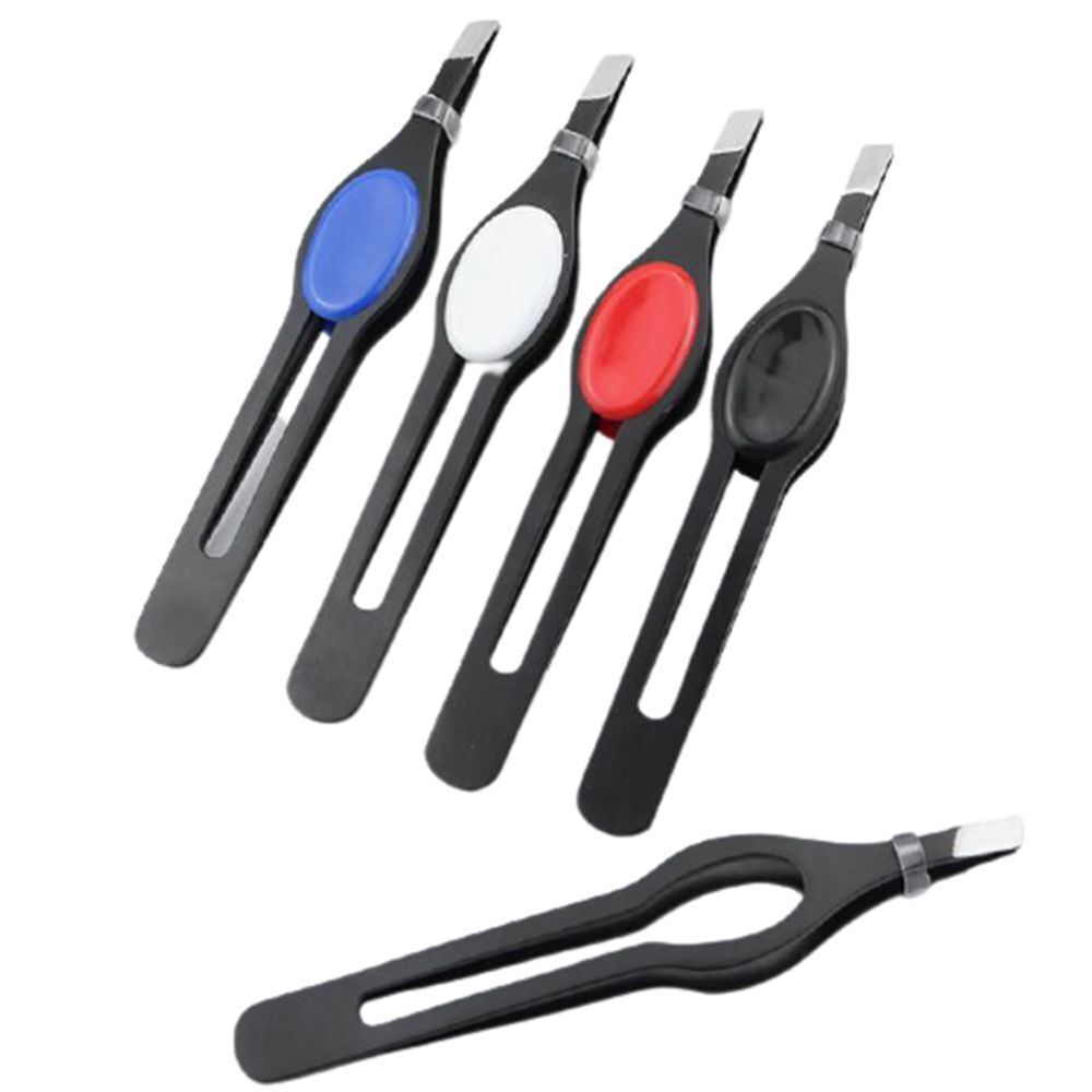 Beauty Removal Makeup Tool Eyebrow Tweezer Slanted Hairs Puller Eye Brow Clip