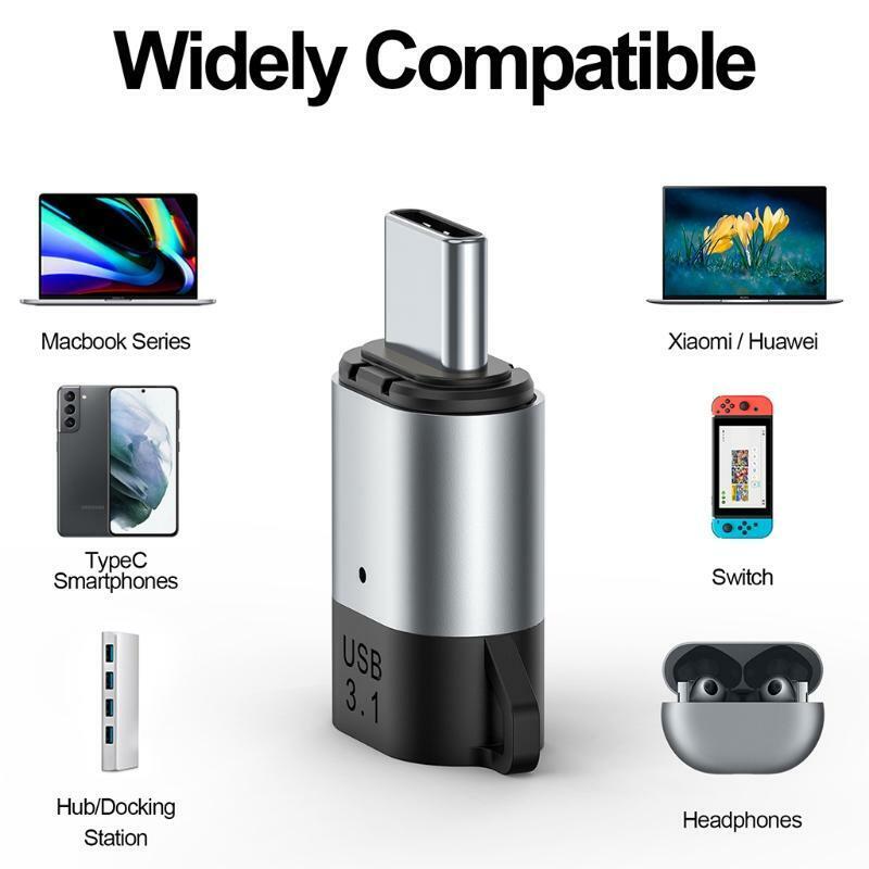 24Pin Magnetic USB C Adapter Type-C Notebook P1D00w Fast Charge USB3.1 Converter
