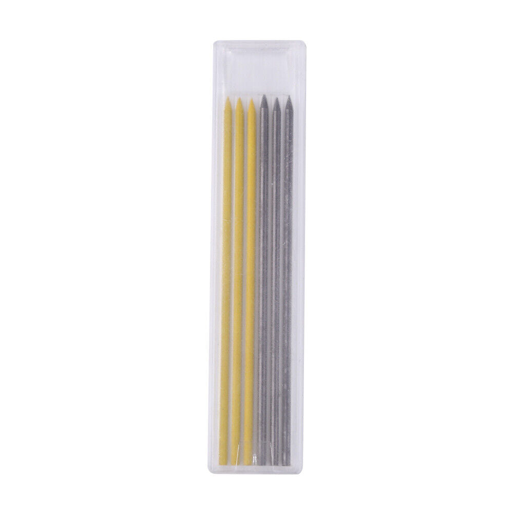 3pcs Built-in Sharpener Carpenter Pencil with 18 Refills Woodwork Lead Pens