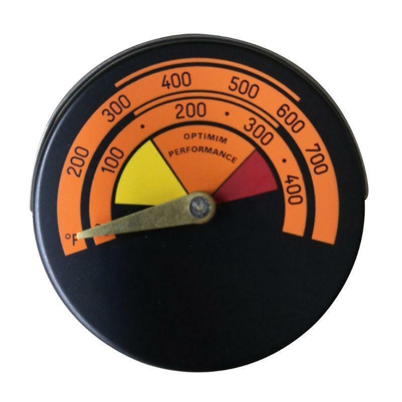 Magnetic Stove Thermometer Oven Temperature Meter for Log Wood Burner Fireplace