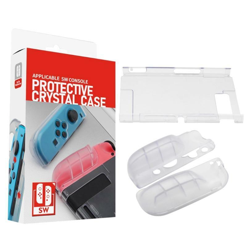 Transparent Shell Protective Case Cover Frame Clear for Nintend Switch Console