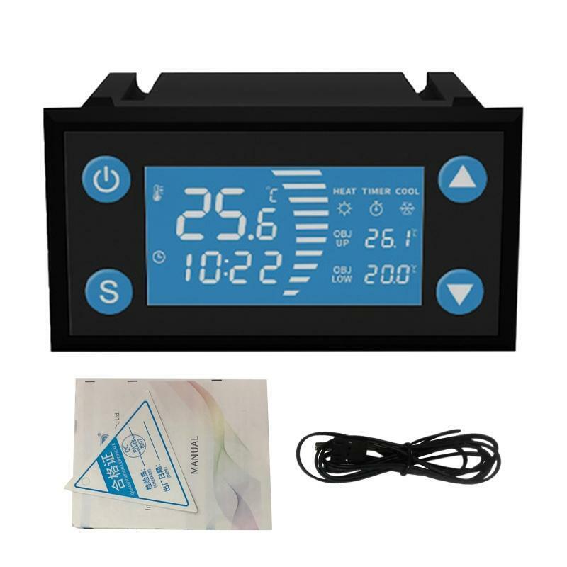 110-220V Smart Temperature Controller w Timer for Incubator Aquarium Thermostat