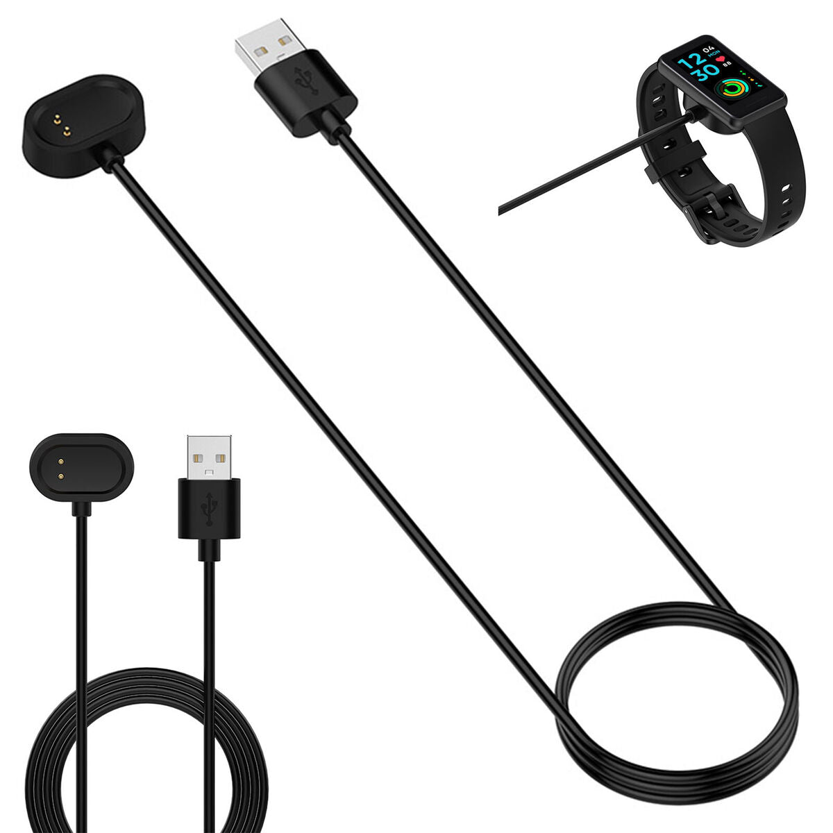 RMW2010 Charging Cable Bracelet Magnetic Charging Cable for Realme Band 2 Pars