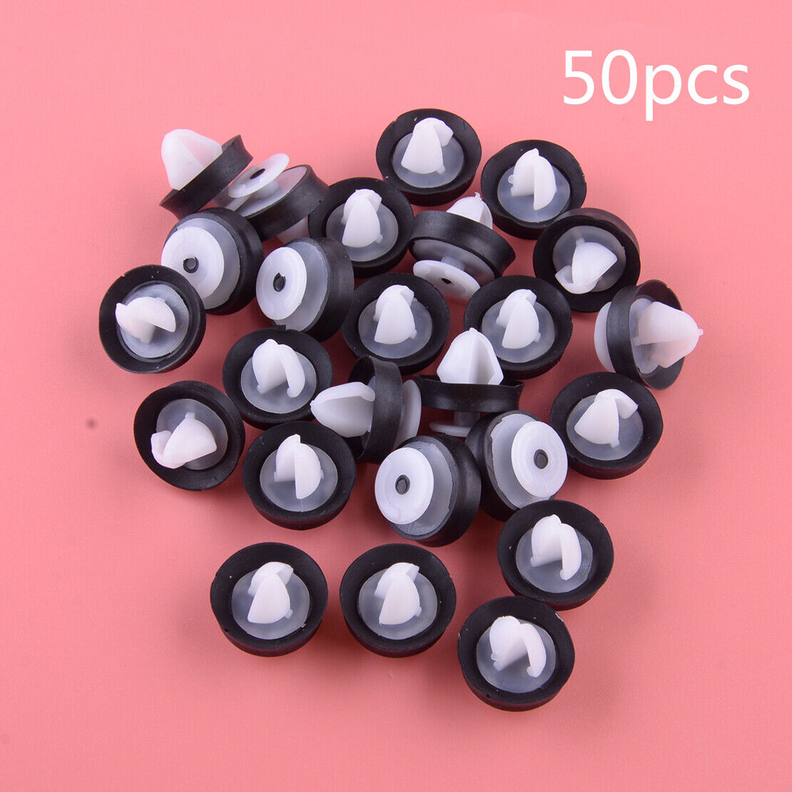 50Pcs Car Front & Rear Door Moulding Retainer with Sealer Fit For Ford Transit