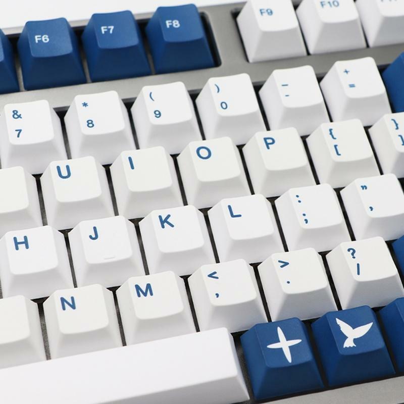 138 Pieces PBT Keycap Cherry Profile Standard Sublimation Process Iso Key Cover