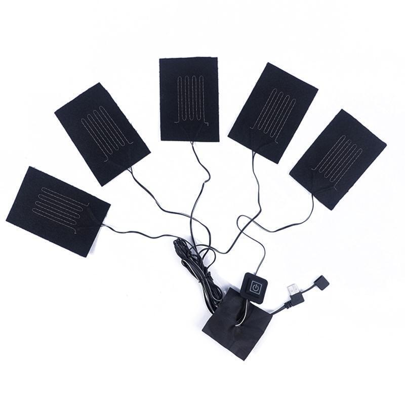 USB Fiber Heating Pad Electric Cloth Heater Pad Heating Element for Neck Back