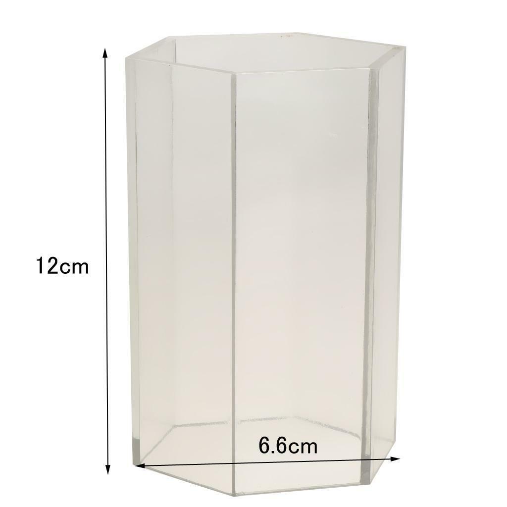 Hexagon Shaped Candle Mould Soap Mold for DIY Candles Making 7.5 x 12 cm