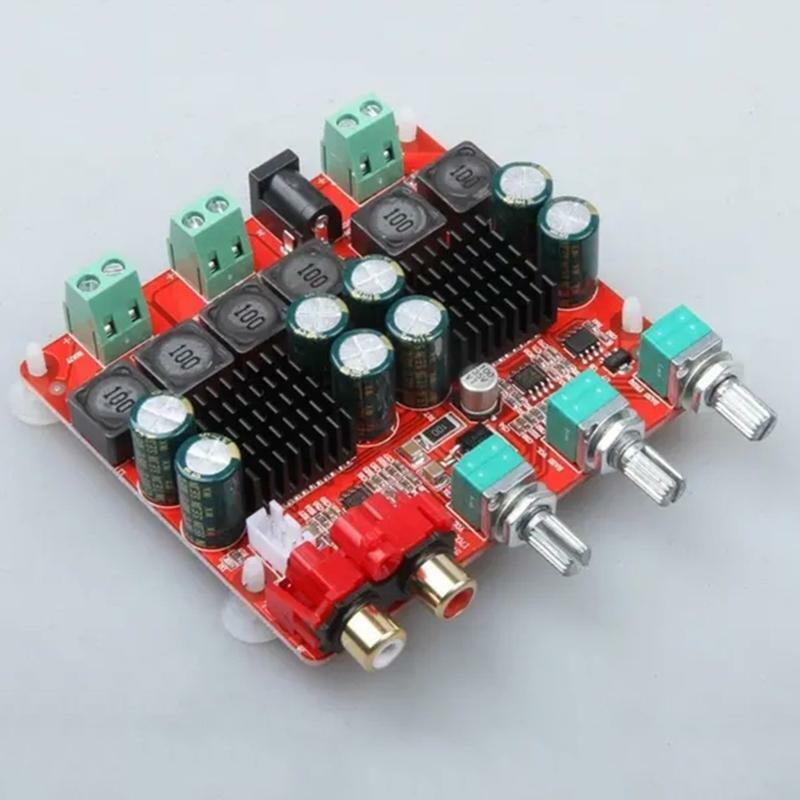 TPA3116 2.1 DC 12-26V Power Amplifier Board 2x50+100W 3 Channel Digital Speaker