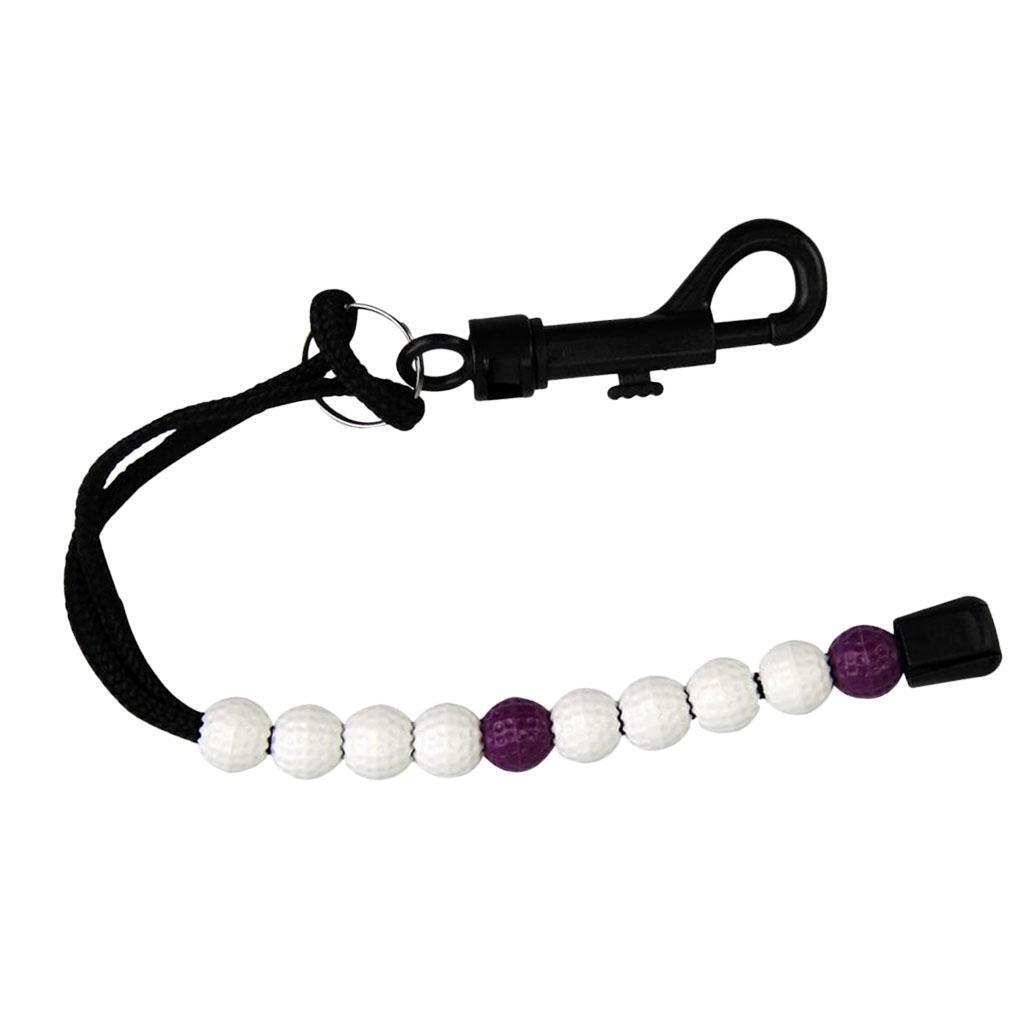 2 Count Golf Stroke Bead Score Counter Counting Tool Bracelet Golf Accessory